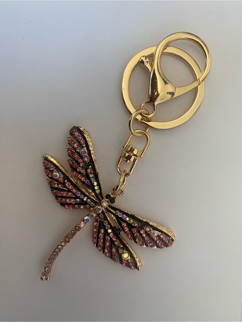 Dazzling Dragonfly Bag Charm/Keychain - Brand New - Picture 2 of 6